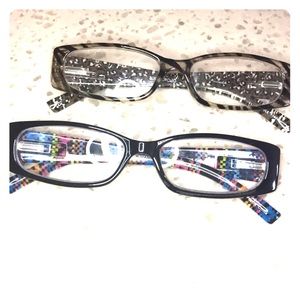 - Two pack readers patterned colorful